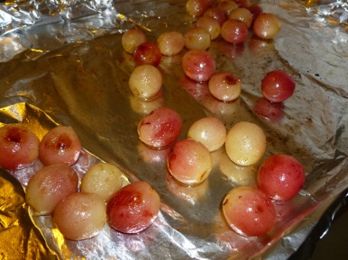 Roast your grapes...