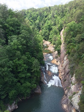 A better view of L'Eau d'or in Tallulah Gorge.